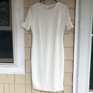 White Calvin Klein dress